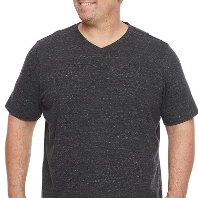 mutual weave Big and Tall Mens V Neck Short Sleeve T-Shirt