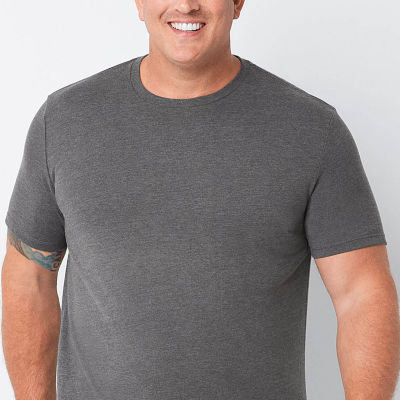 St. John's Bay Super Soft Mens Crew Neck Short Sleeve Quick Dry Big and Tall T-Shirt