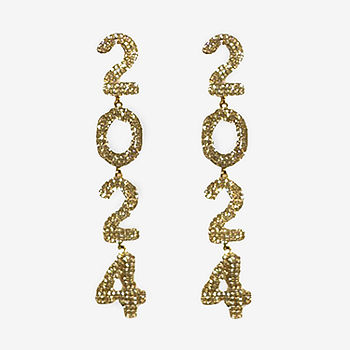 Bijoux Bar 2024 Drop Earrings, Color: Gold - JCPenney