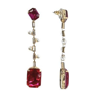 Bijoux Bar Square Drop Earrings