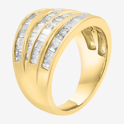 Effy Final Call Womens Natural White Diamond 14K Gold Band