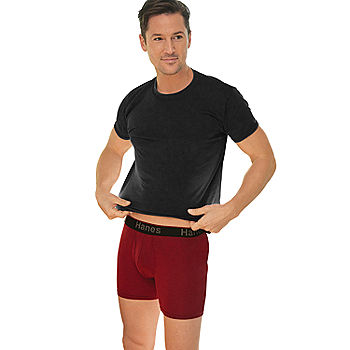 Men's Total Support Pouch Boxer Briefs Pack, Moisture-Wicking