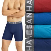 Hanes Ultimate Comfort Flex Fit Ultra Soft Mens 4 Pack Boxer Briefs
