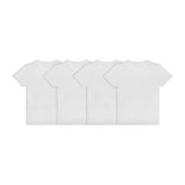 Fruit Of The Loom Select Men's Comfort Supreme Cooling Blend Crewneck T- shirt 4pk - White : Target