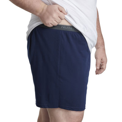 Fruit of the Loom Premium Cotton Knit Mens Big and Tall 3 Pack Boxers 3p72bmp