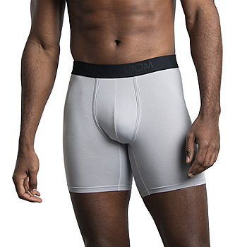 Fruit of the Loom Breathable Mens 3 Pack Boxer Briefs, Color: Black Grey  Jade - JCPenney