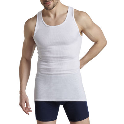 Hanes Mens Round Neck Sleeveless Tank Top - JCPenney