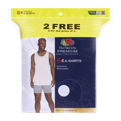 Fruit of the Loom Premium Bonus Pack Mens 6 Tank