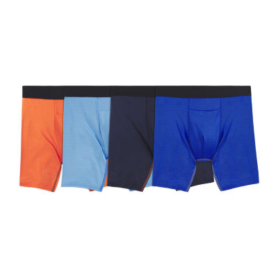 Fruit of the Loom 360 Stretch Cooling Channels Mens 4 Pack Boxer Briefs