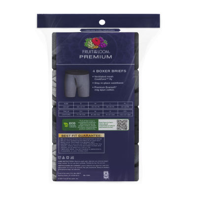 Men's Fruit of the Loom® 4-pack Breathable Flex Boxer Briefs