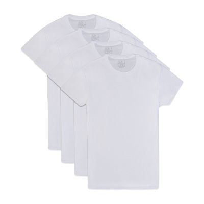 Fruit of the Loom Premium Cotton Mens 4 Pack Short Sleeve Crew Neck T-Shirt