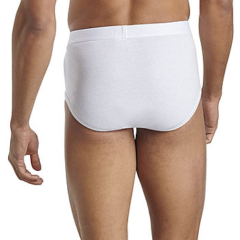 Fruit of the Loom Classic white Briefs Size medium free offer see  description