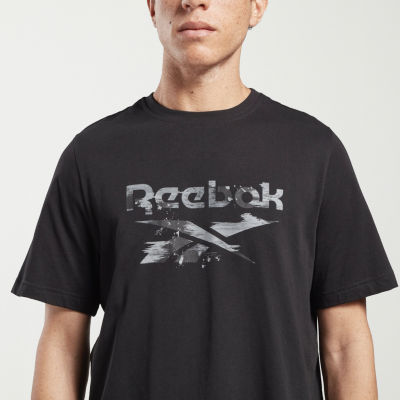 Reebok Mens Crew Neck Short Sleeve Graphic T-Shirt