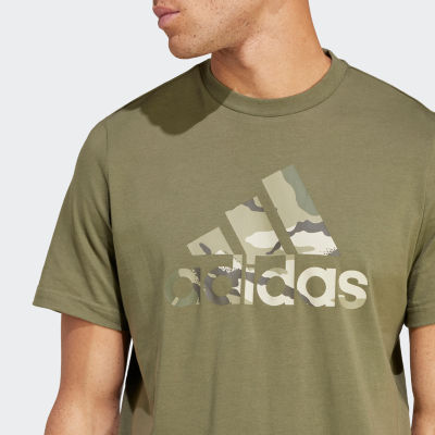 adidas Mens Crew Neck Short Sleeve T-Shirt