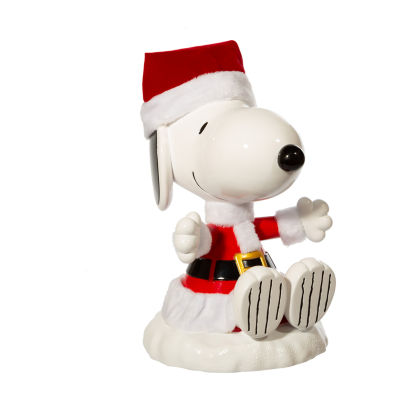 Kurt Adler Peanuts Santa Snoopy Christmas Tree Topper