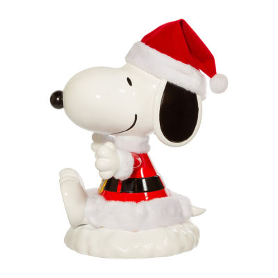 Kurt Adler Peanuts Santa Snoopy Christmas Tree Topper