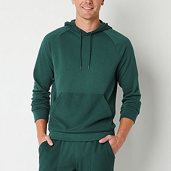 Xersion Performance Fleece Mens Long Sleeve Hoodie, Color: Burnt Olive -  JCPenney