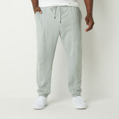 Men's Big & Tall Shaquille O'Neal Luxe Elastic Waist Drawstring Jogger  Pants