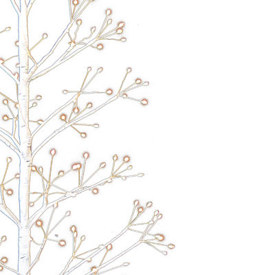 Kurt Adler Birch With White Led 5 Foot Multi-Function Lights Christmas Tree