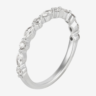 (H-I / Si1-Si2) 1/2 CT. T.W. Lab Grown White Diamond 10K Gold Wedding Band