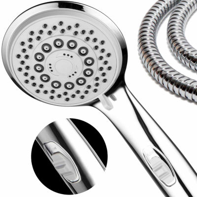 HotelSpa® High-Power Spiral 7-Setting Luxury HandShower with Patented ON/OFF Pause Switch