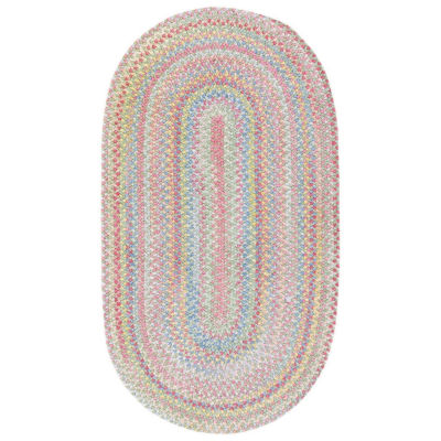 Capel Baby's Breath Oval Braided Rug JCPenney
