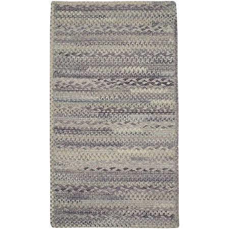 Capel Inc. Harborview Cross Sewn Braided Rectangular Rugs, One Size, Gray