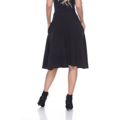 White Mark 'Saya' Flare Skirt