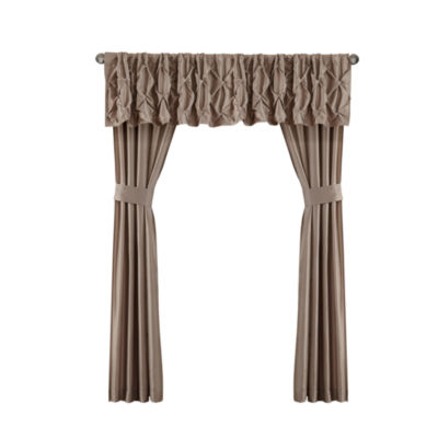 Madison Park Essentials Loretta 24-Pc Complete Bedding Set with Sheets and Window Treatments