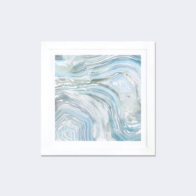 Agate in Blue I by Nan White Framed Fine Art PaperPrint