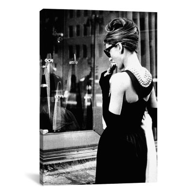 Audrey Hepburn Window Shopping I by Radio Days Canvas Print