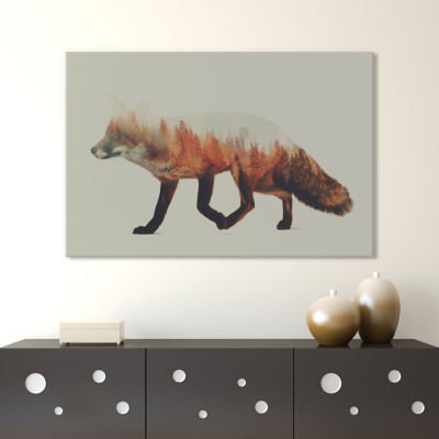 Fox I by Andreas Lie Canvas Print