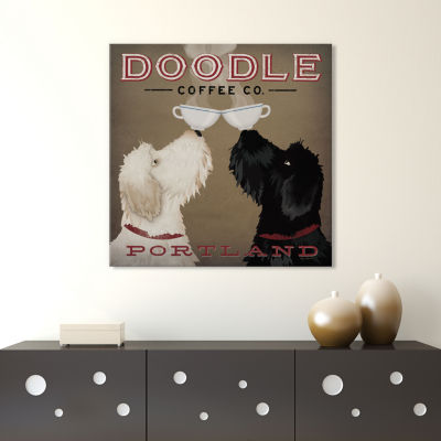 Doodle Coffee Co. by Ryan Fowler Canvas Print