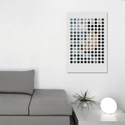 Modern Art - Earthy Dots by 5by5collective CanvasPrint