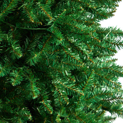 Nearly Natural 12 Foot Pre-Lit Pine Christmas Tree