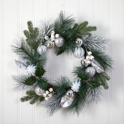 Nearly Natural Indoor Christmas Wreath