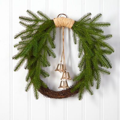 Nearly Natural Indoor Christmas Wreath