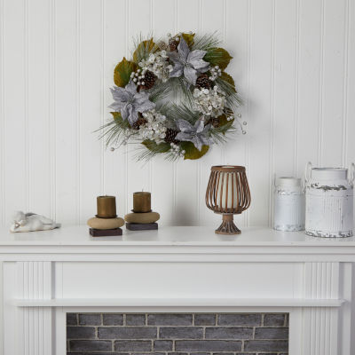 Nearly Natural Indoor Christmas Wreath