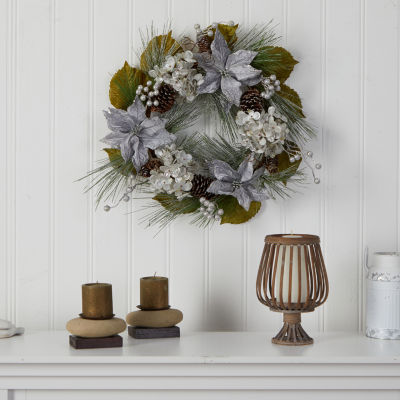 Nearly Natural Indoor Christmas Wreath