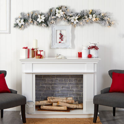 Nearly Natural Pre-Lit Indoor Garland