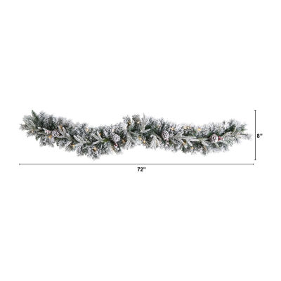 Nearly Natural Pre-Lit Indoor Garland