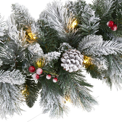 Nearly Natural Pre-Lit Indoor Garland