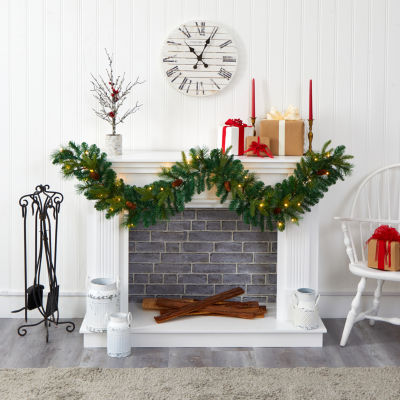 Nearly Natural Pre-Lit Indoor Garland