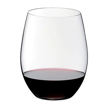 JoyJolt Spirits Stemless Wine Glasses for Red or White Wine (Set