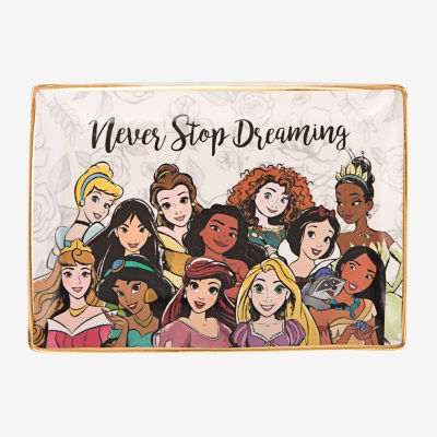 Disney Princess "Never Stop Dreaming" Jewelry Tray