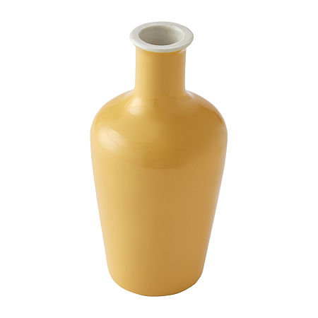 Saturday Knight Classic Totem Bathroom Canister, One Size, Yellow