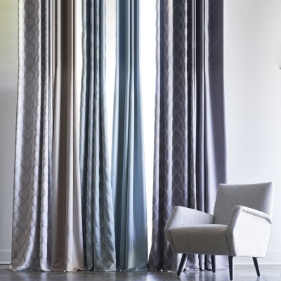 Max Blackout Prescott Grommet Top 100% Single Curtain Panels