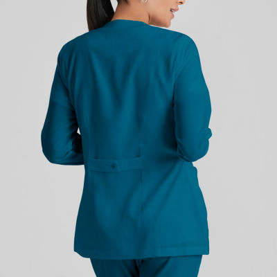 Barco® Grey's Anatomy™ 4450 4-Pocket Round Neck Warmup Scrub Jacket