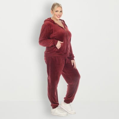 White Mark 2-pc. Track Suit Plus