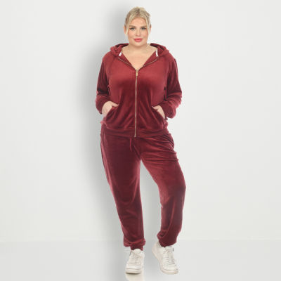 White Mark 2-pc. Track Suit Plus